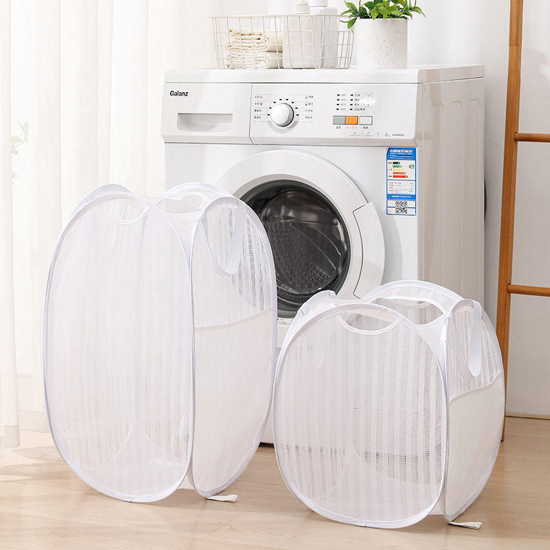 White 2-piece set with round opening (size)