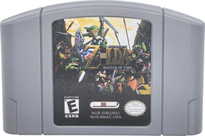 Legend of Zelda The-Master of Time N64ゲームカードレトログレイシェルNTSCバージョンNintendo 64コンソール用プラスチック製 - Product Image 2