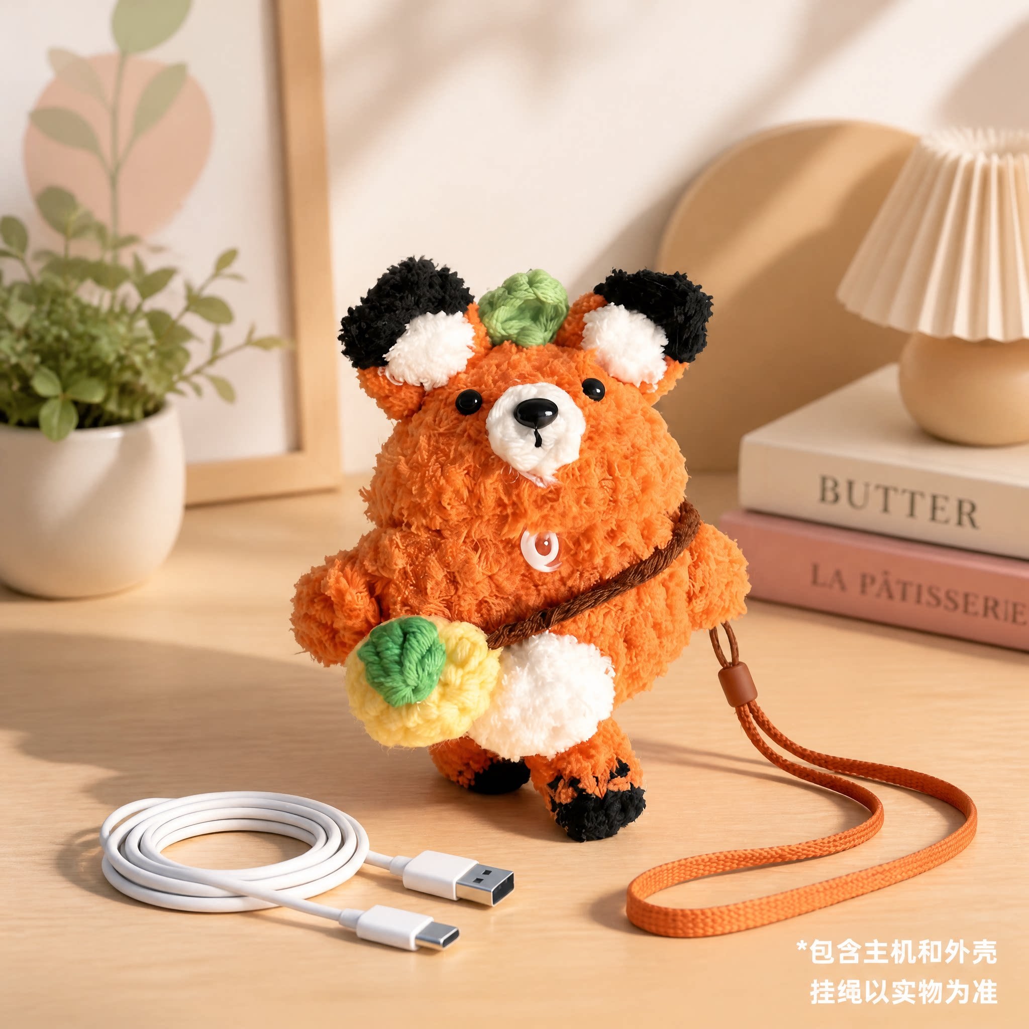 จิ้งจอกน้อยถักโครเชต์-เวอร์ชัน wifi-รองรับฮอตสปอต