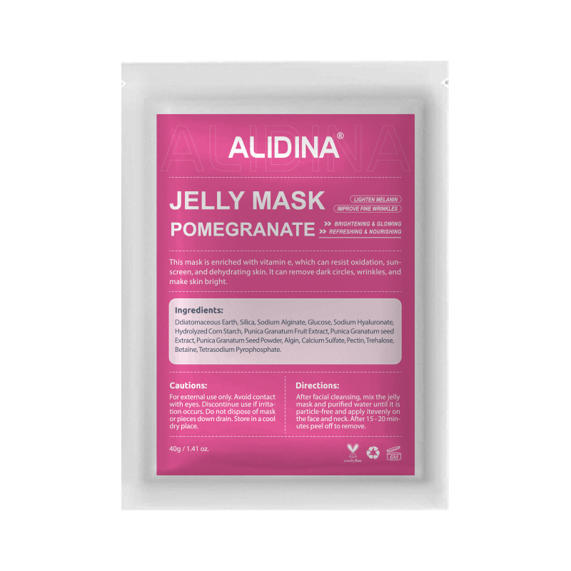 Maschera in Gelatina al Melograno