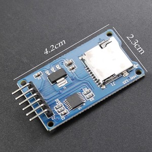 MicroSD-Karten adapter Micro-SD-Karte Mini-TF-Kartenleser modul SPI-Schnitts tellen mit Pegel konverter chip 5V/3,3 V Für Arduino DIY - Product Image 2
