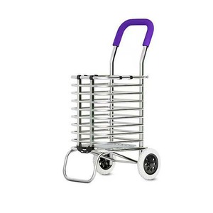 Kolay taşıma için dayanıklı ve kullanışlı alışveriş sepeti günlük kullanım için 2/8 tekerlekler hafif katlanabilir alışveriş sepeti - Product Image 1