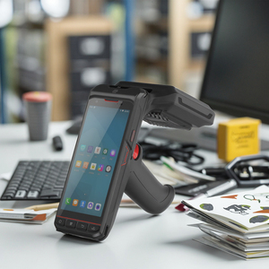 جهاز إدارة المستودعات بنظام أندرويد 13، ماسح ضوئي محمول للباركود بذاكرة وصول عشوائي 4 جيجابايت، محطة محمولة UHF لتتبع الأصول، ماسح ضوئي RFID - Product Image 1