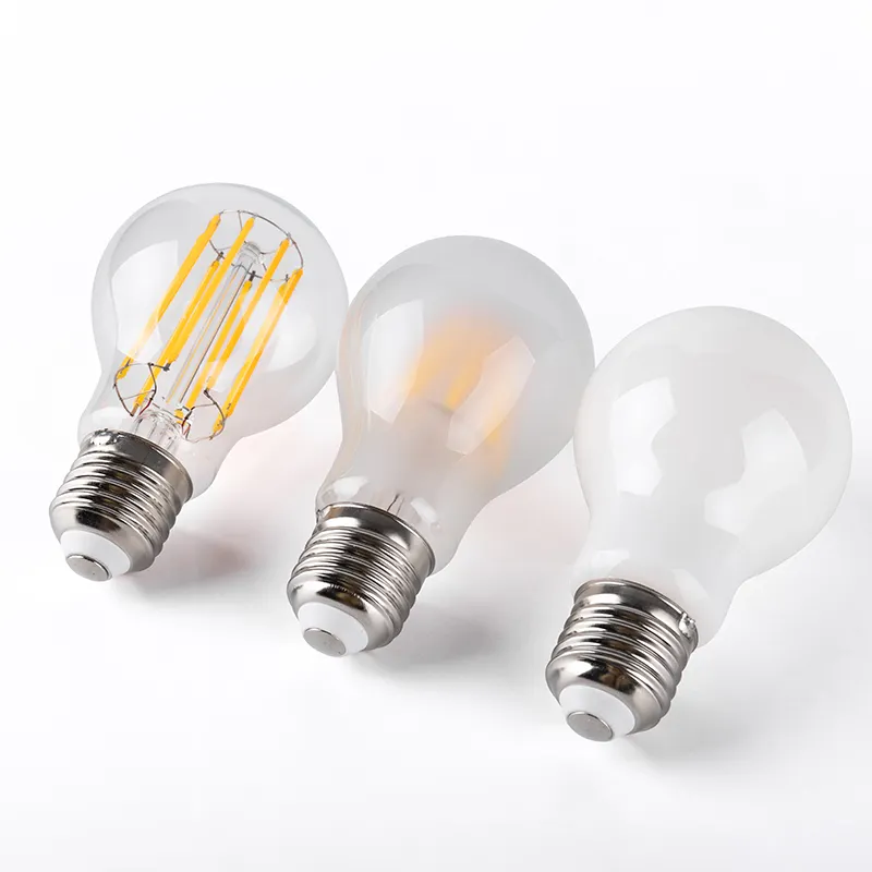 Bombillas de luz led de filamento, globo de cristal, General, 2w, 4w, 6w, 8w, G45, G80, G95, G125, E27, E26, producto en oferta
