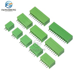 1 par 15EDG 2,54mm KF2EDG PCB conector de bloque de terminales de tornillo ángulo recto/enchufe de aguja recta enchufe de 2-12 pines - Product Image 4