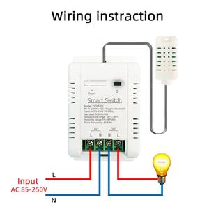 16A Tuya Smart WiFi Home Temperature And <strong>Humidity</strong> <strong>Sensor</strong> Switch APP <strong>Remote</strong> <strong>Control</strong> Works - Product Image 3