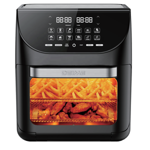 Nuovo stile 12L touch control friggitrice ad aria forno con finestra di cottura a vista pentola singola 1700W display a LED 12L friggitrice ad aria tostapane - Product Image 4