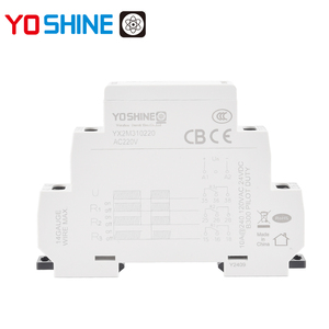 Yoshine ac12v/24V/110V/220V và DC12V/24V 10A 3pdt Rơle đơn ổn thích hợp để lắp đặt trên đường ray 35mm - Product Image 4