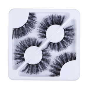 FX-S206 Eye <strong>Lashes</strong> Wholesale 3D Fluffy Faux <strong>Mink</strong> Synthetic False Eyelashes <strong>3</strong> Pairs Strip <strong>Lash</strong> Extensions Accept Customize <strong>Lashes</strong> - Product Image 1
