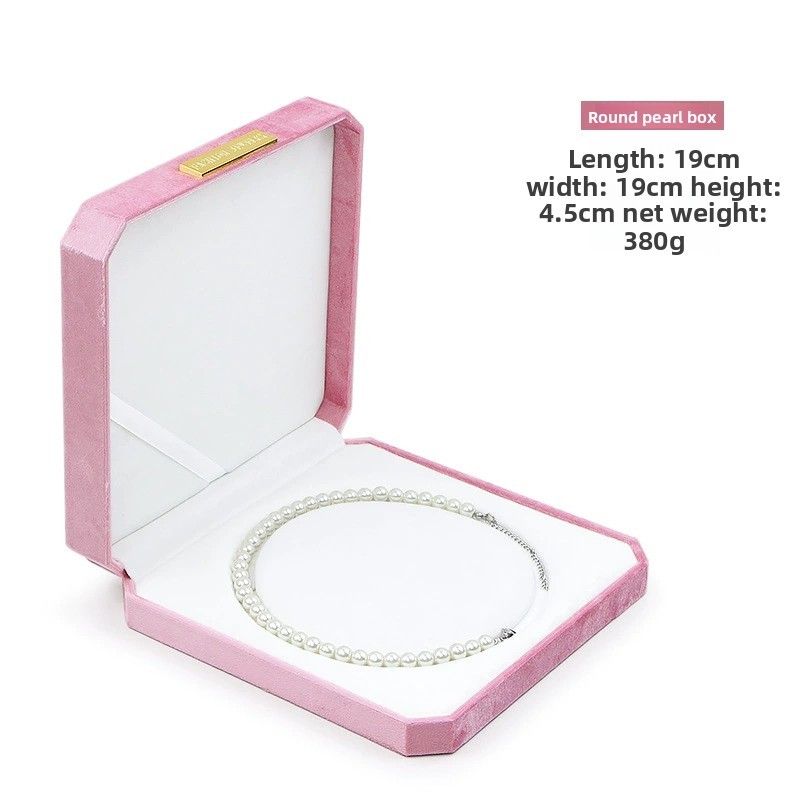 Boîte à perles rose clair
