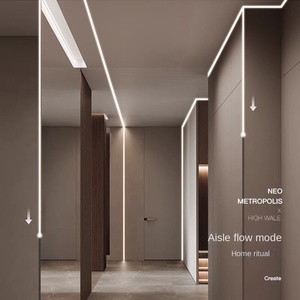 3500K escondido em forma de U liga de alumínio LED Strip <span class=keywords><strong>Light</strong></span> Gabinete Movimento <span class=keywords><strong>Sensor</strong></span> <span class=keywords><strong>Switch</strong></span> para Closet ou Uso Doméstico