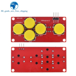 TZTADキーボードは、arduinoセンサー拡張ボード用の5つのキーモジュールアナログボタンをシミュレートします