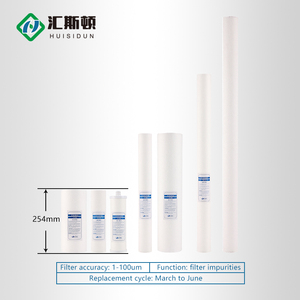 Su arıtma için karbon blok ile 10 inç küçük PP filtre 5 mikron yedek tortu su filtresi - Product Image 3