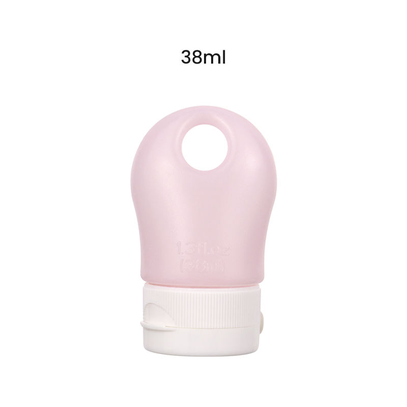ขวดรีฟิลซิลิโคนสีชมพูขนาด 38 มล