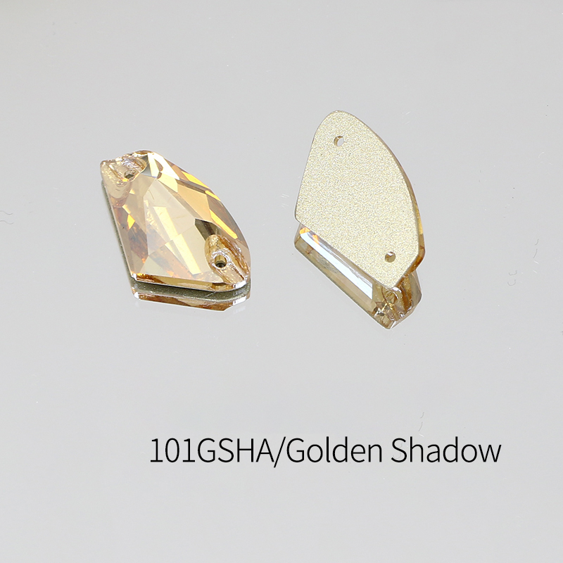 Ombre dorée de cristal