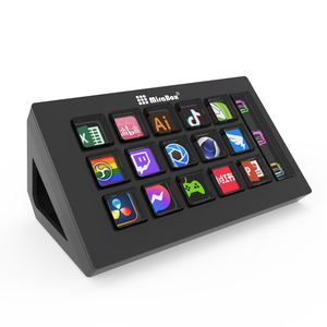 Stream Deck Alternativas Direto de fábrica 15 teclas LCD OEM Macropad Stream Controller Suporta Windows e Mac OS