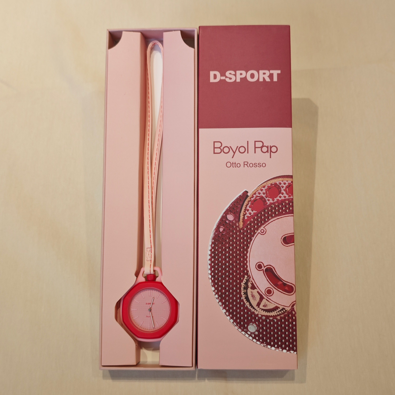Pink red with gift box