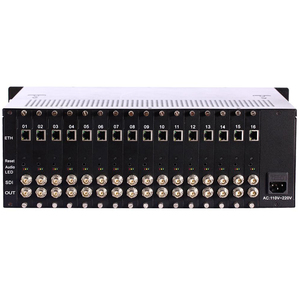 2U 16-Channel Encoder SDI ingresso IP H.265 H.264 per IPTV Livestream Encoder Loopout HD Radio TV apparecchiature di trasmissione - Product Image 1