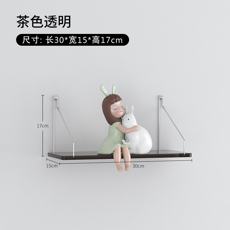 Transparent brown, 30cm