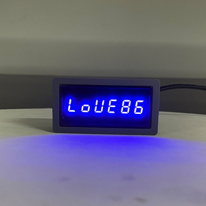СВЕТОДИОДНЫЙ цифровой трубчатый дисплей с интерфейсом RS485, RS232 и TTL, поддержка Modbus RTU/ACSII, аналоговый вход 0-10 В/4-20 мА, 3-значный красный