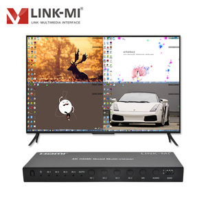 <strong>HDMI</strong> 4x1 Quad Multi-viewer With Seamless <strong>Switching</strong> 4K <strong>HDMI</strong> Quad Multiviewer With <strong>8</strong> Display Modes - Product Image 1