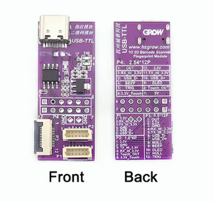 Placa convertidora USB a TTL para Módulo de huellas dactilares/escáner de código de barras adopta prueba de Chip con interfaz tipo C - Product Image 2