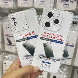 Tecno Spark6 gitmek için uygun telefon kılıfı 8 9t/9pro hava yastığı anti-sonbahar smatr20C şeffaf kabuk - Product Image 1