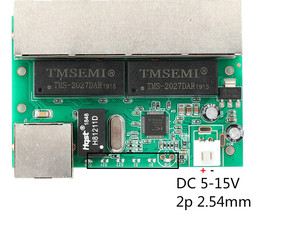 コンパクトな5p10/100 mbpsRJ454ポートイーサネットスイッチボード - Product Image 4