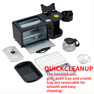 3 in 1 ev elektrikli kahvaltı makinesi makinesi çok fonksiyonlu sıcaklık kontrolü sandviç makinesi - Product Image 5
