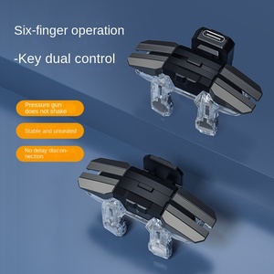 JS65 Six-Finger Chicken-Eating Artifact Universal Android Aiming Joystick &amp; Game <strong>Controller</strong> <strong>New</strong> Product - Product Image 2