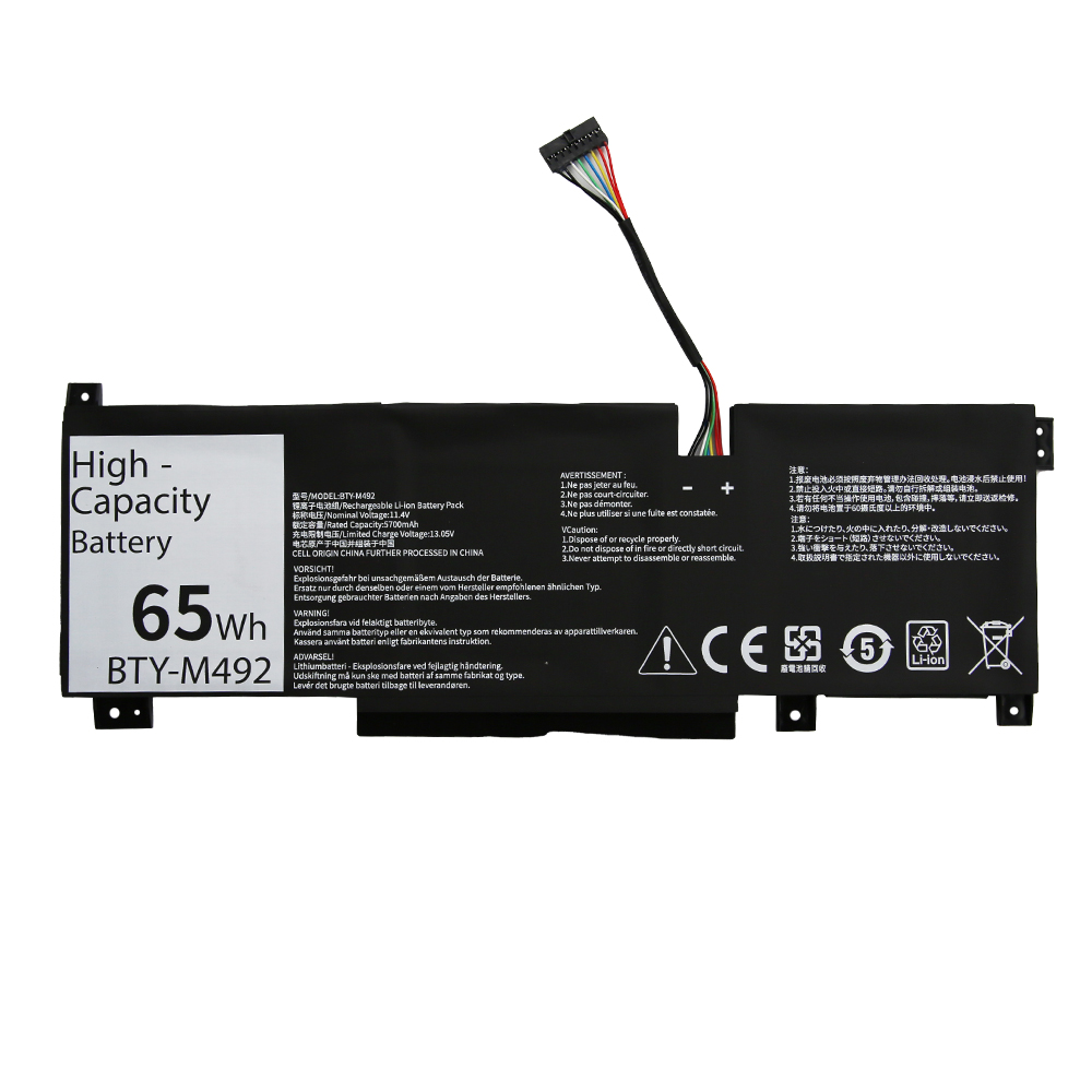 BTY-M492 for MSI Pulse Gl66 GF66 GF76 GL76 MS-1581