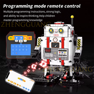Zhengguang Lekstick pädagogisches STEAM STEM-Lekstickprogrammierung niedliche weiße Roboter intelligente App-Steuerung 475-teiliges Baustein-Lekstick-Set - Product Image 4