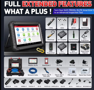 El más nuevo LAUNCH X431 PRO3S + ELITE J2534 PROGRAM HERRAMIENTA CODIFICACIÓN en línea Todos los sistemas Diagnóstico automático Topología Escáner bidireccional - Product Image 6
