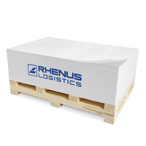 高品质定制标志印刷便签记事本纸立方体带便签木制托盘 - Product Image 2