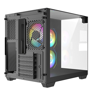 Escritorio Micro Atx Computer Cases & Towers Herramientas Gaming Cabinet Matx Computer Case PC con ventana de panel lateral - Product Image 3
