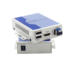 4K HDオーディオ/ビデオMIオーバーファイバーエクステンダー付き光トランシーバLC 2KMネットワーク範囲IP SDK TCP互換性 - Product Image 1