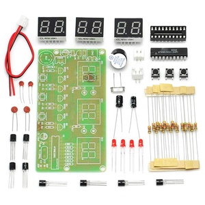 AT89C2051 6 Bit orologio elettronico digitale LED fai da te kit di orologio PCB pratica scheda di apprendimento - Product Image 2
