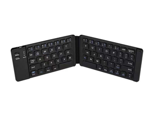 Mini teclado BT inalámbrico plegable para computadora portátil/tableta Interfaz USB Delgado y recargable Nuevo y en stock Idioma inglés - Product Image 2