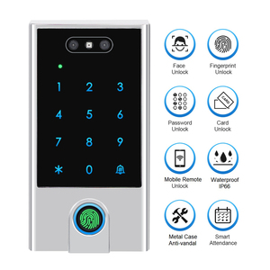 TT Lock Smart WiFi Door Fingerprint Lock,Waterproof IP66 <strong>Face</strong> Recognizetion <strong>Access</strong> <strong>Control</strong> <strong>System</strong> with Free Mobile Phone App - Product Image 3