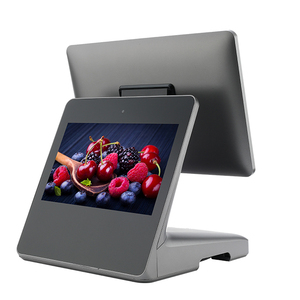 Máquina de sistema POS de escritorio, diseño elegante, WIN/+ Software Android, pantalla táctil capacitiva de 15 ''/15,6'', máquina de facturas de pantallas duales - Product Image 3