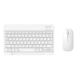 Para iPad Phone Samsung Xiaomi 10 pulgadas Android Tablet Mini teclado y ratón inalámbricos Bluetooth Purple Set Combo Suit Kit 2024 - Product Image 6