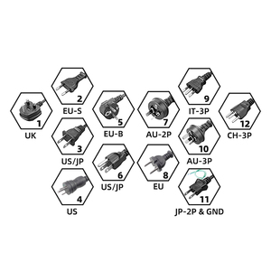 EU VDE 250V 2.5A H03VVH2-F <strong>3</strong>*0.75mm2 CEE 7 AC 2 <strong>Pin</strong> Prong Cables <strong>Euro</strong> <strong>Power</strong> <strong>Cord</strong> for Printer