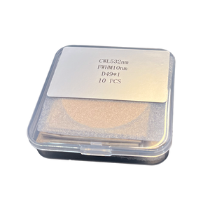 532nm Bộ lọc Laser kính quang bandpass bộ lọc nhiễu OEM BK7/K9 pcr Bộ lọc huỳnh quang cho phân tích sinh hóa - Product Image 3