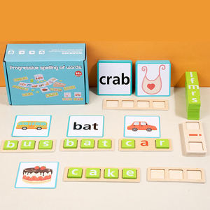 2024 Hot Sale Preschool <strong>Learning</strong> Word Recognition Spelling Memory Matching English Words Spelling Word Game - Product Image 2