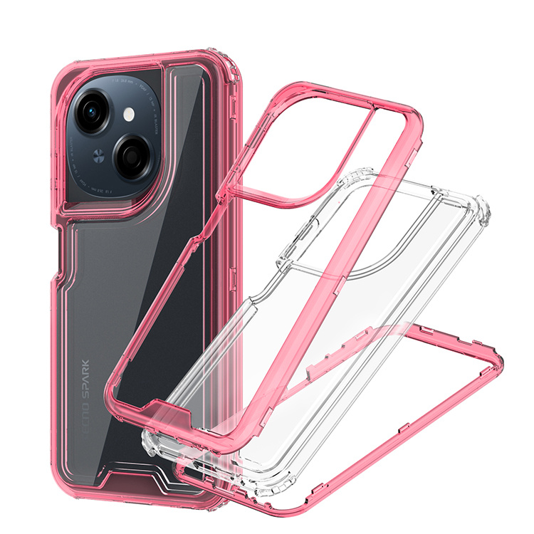 Rose vif transparent