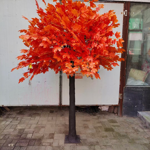 T40 en kaliteli toptan yapay bitkiler sonbahar ağacı Faux Maple Tree dekorasyon yapay japon akçaağaç ağacı restoran için - Product Image 4