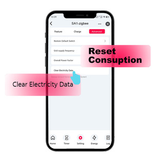 Towou Tuya مقياس الطاقة الذكي <span class=keywords><strong>Zigbee</strong></span> 1-50 أ جهاز مراقبة الطاقة في الوقت الحقيقي أحادي الطور يعمل مع مساعد منزلي/قضيب دين ذكي للحياة - Product Image 5