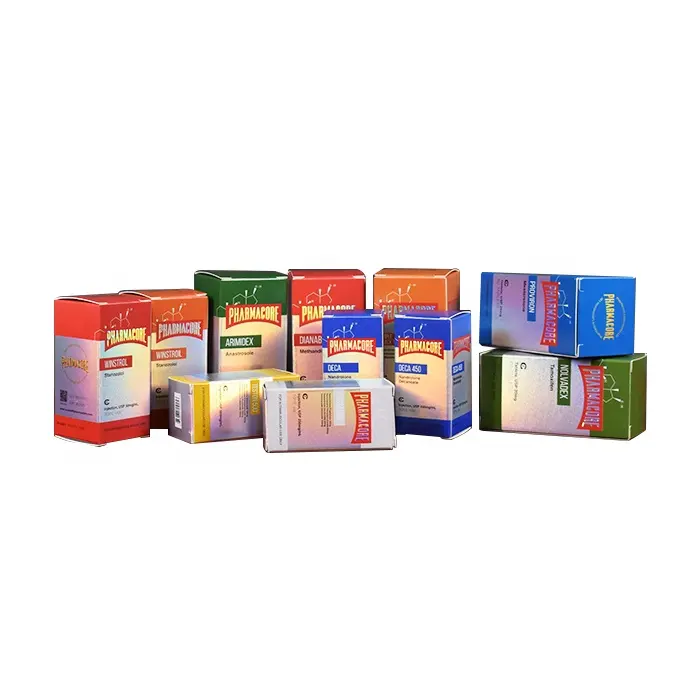 Индивидуальная цветная коробка для лазерной печати, упаковочная коробка для лекарств, голографическая безопасная упаковочная коробка