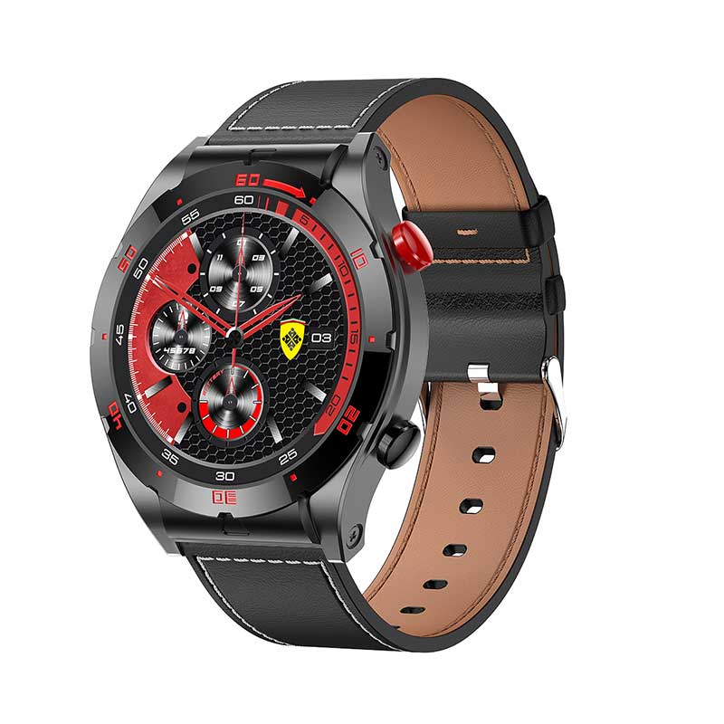 Cinturino in pelle nera