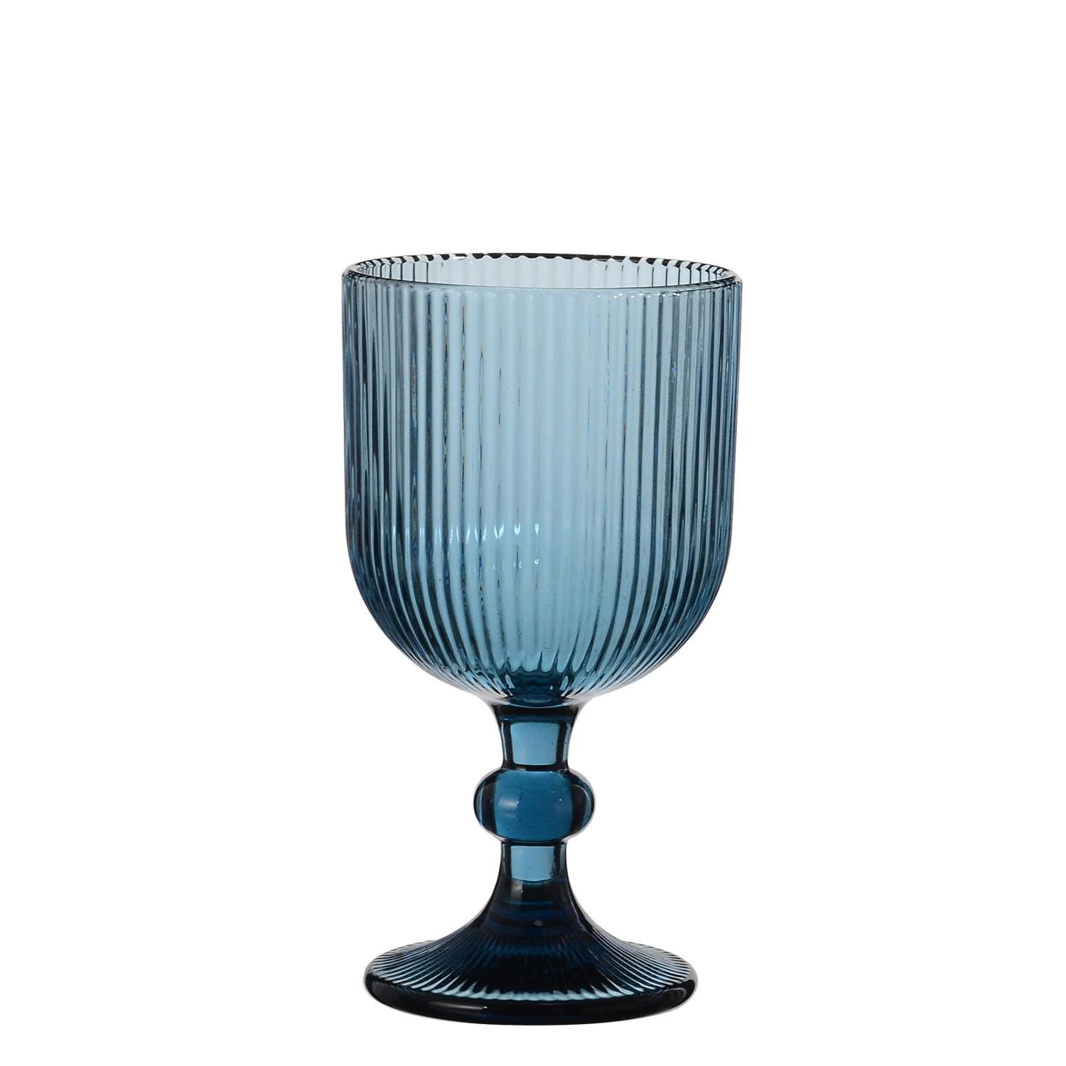 Sky blue-big wine goblet